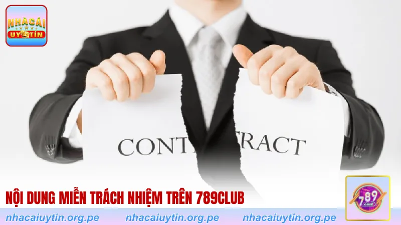 Nội dung miễn trách nhiệm trên 789Club
