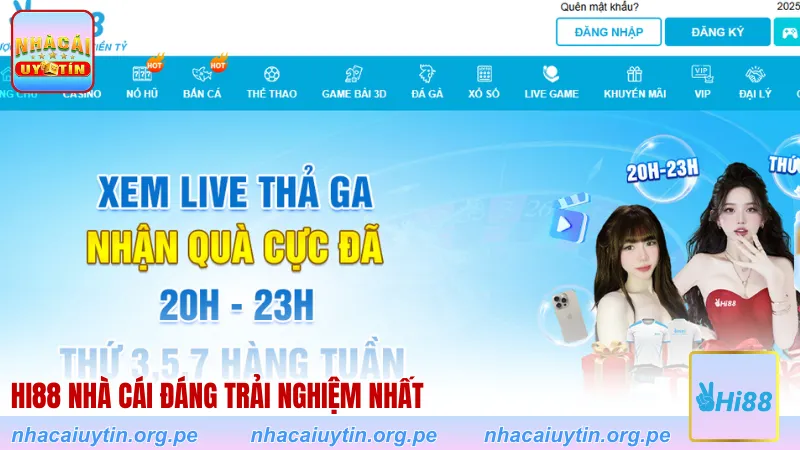HI88 nhà cái đáng trải nghiệm nhất