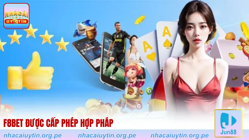 F8BET được cấp phép hợp pháp