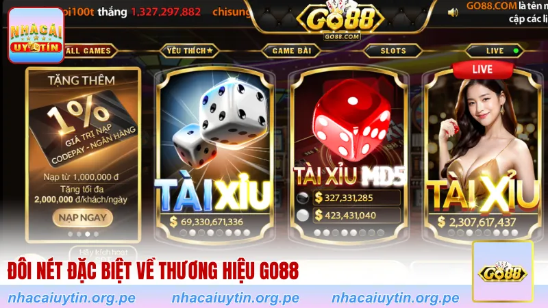 Đôi nét đặc biệt về thương hiệu Go88