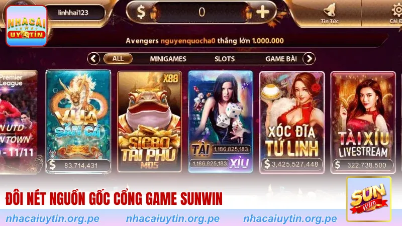 Đôi nét nguồn gốc cổng game SUNWIN
