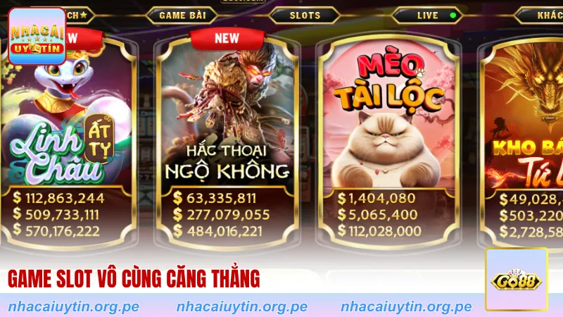 Game slot vô cùng căng thẳng