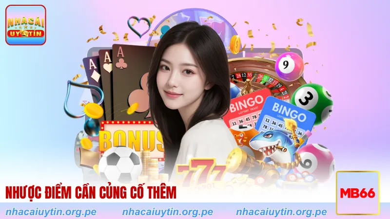 Nhược điểm cần củng cố thêm