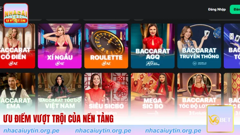 Ưu điểm vượt trội của nền tảng