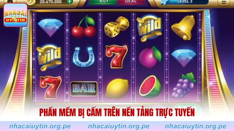 Phần mềm bị cấm trên nền tảng trực tuyến