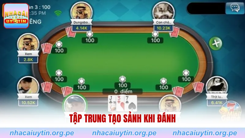 Tập trung tạo sảnh khi đánh