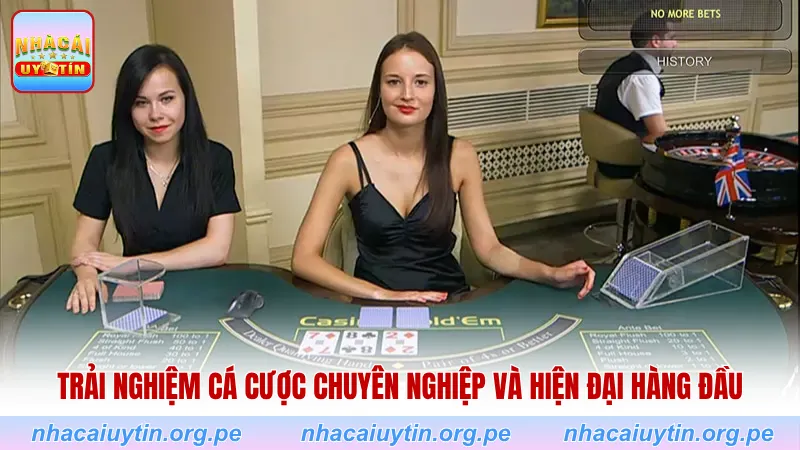 Trải nghiệm cá cược chuyên nghiệp và hiện đại hàng đầu